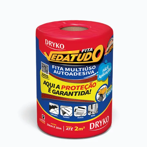 DRYKO FITA VEDATUDO TERRACOTA 20CM X 10M