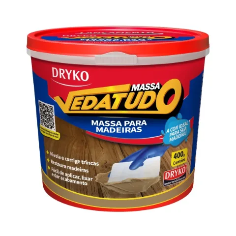 DRYKO VEDATUDO MASSA PARA MADEIRA EUCALIPTO 400G