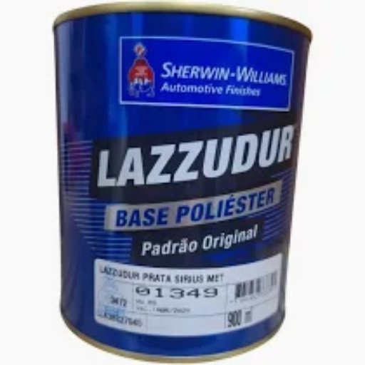 TINTA AUTOMOTIVÁ POLIESTER  LAZZURIL PRATA SIRIUS (VW) 900ML