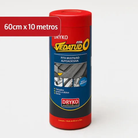 DRYKO FITA VEDATUDO ALUMINIO 60CM X 10M