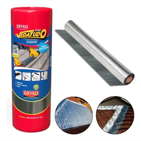 DRYKO FITA VEDATUDO ALUMINIO 45CM X 10M