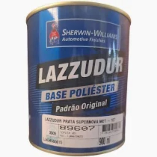 TINTA AUTOMOTIVÁ POLIESTER LAZZURIL Prata Super Nova (TOYOTA) 900ML