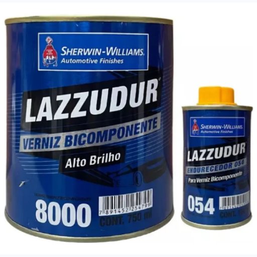 LAZZURIL KIT VERNIZ 8000 E CATALISADOR 054 900ML