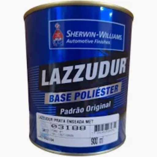 TINTA AUTOMOTIVÁ POLIESTER LAZZURIL PRATA Enseada (Ford) 900ML