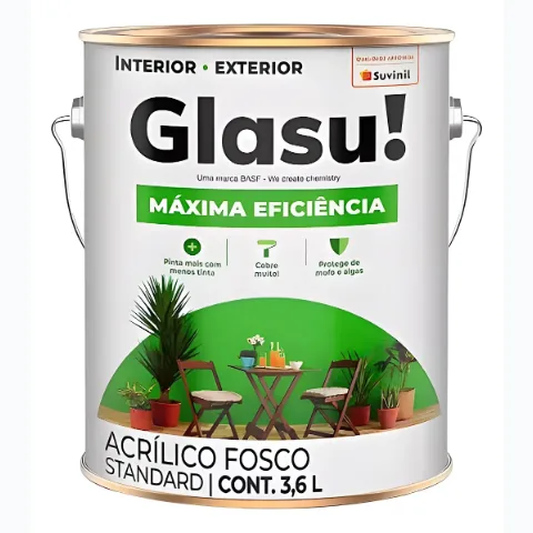 GLASU ACRILICO MAXIMA EFICIENCIA BRANCO NEVE 3,6L