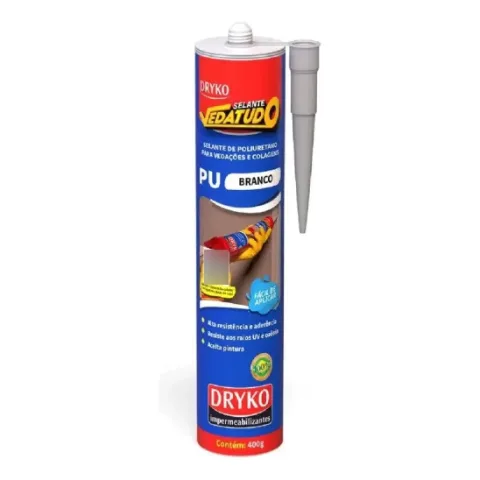 DRYKO SELANTE VEDATUDO PU 40 FLEX BRANCO 400G
