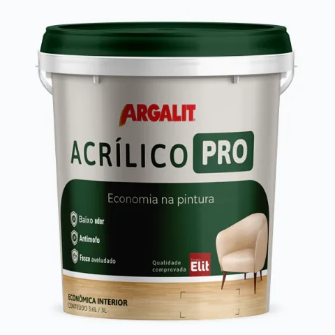 ELIT TINTA ACRILICA ECONOMICA PALHA 3,6L