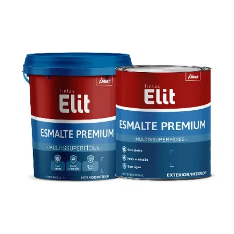 ELIT ESMALTE BASE AGUA ALTO BRILHO BRANCO GELO 900ML