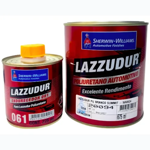 LAZZURIL KIT TINTA PU BRANCO SUMMIT E CATALISADOR 061 900ML