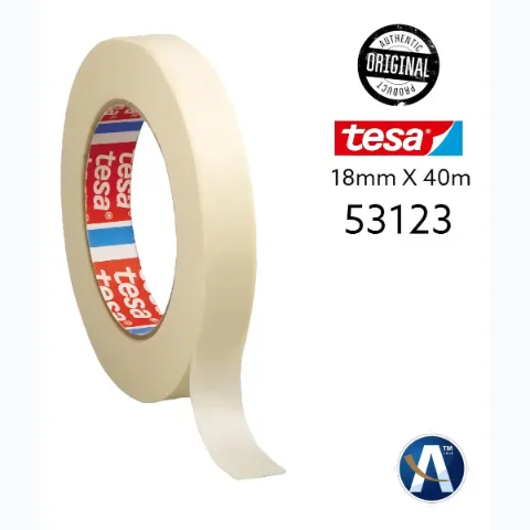TESA FITA CREPE BEGE - 18MM