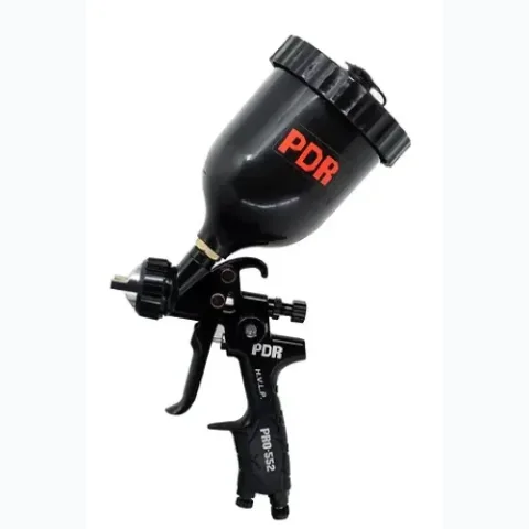 PISTOLA DE GRAVIDADE HVLP COPO PRETO BICO 1.4MM PDR