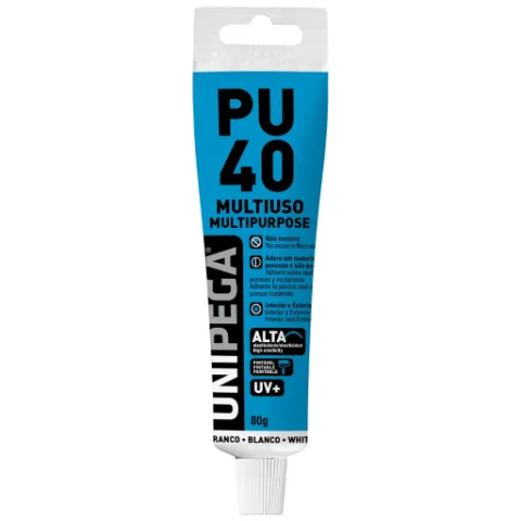 UNIPEGA PU 40 MULTIUSO BRANCO BISNAGA 80G