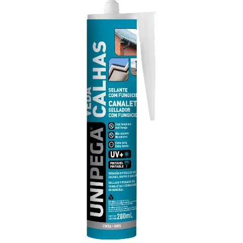 UNIPEGA VEDA CALHAS CINZA CARTUCHO  280ML