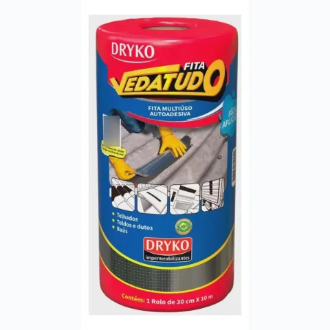 DRYKO FITA VEDATUDO ALUMINIO 30CM X 10M