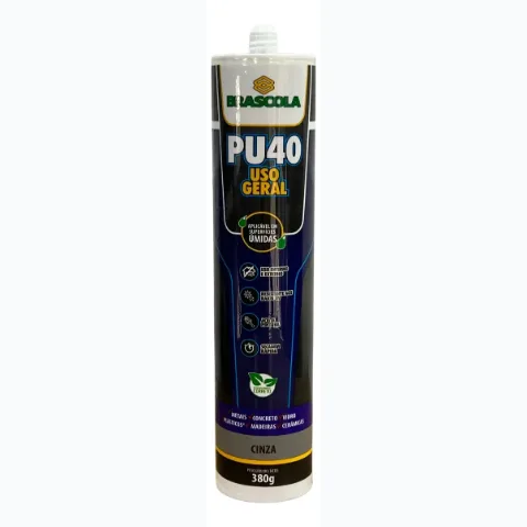 BRASCOLA PU 40 USO GERAL CINZA 380G