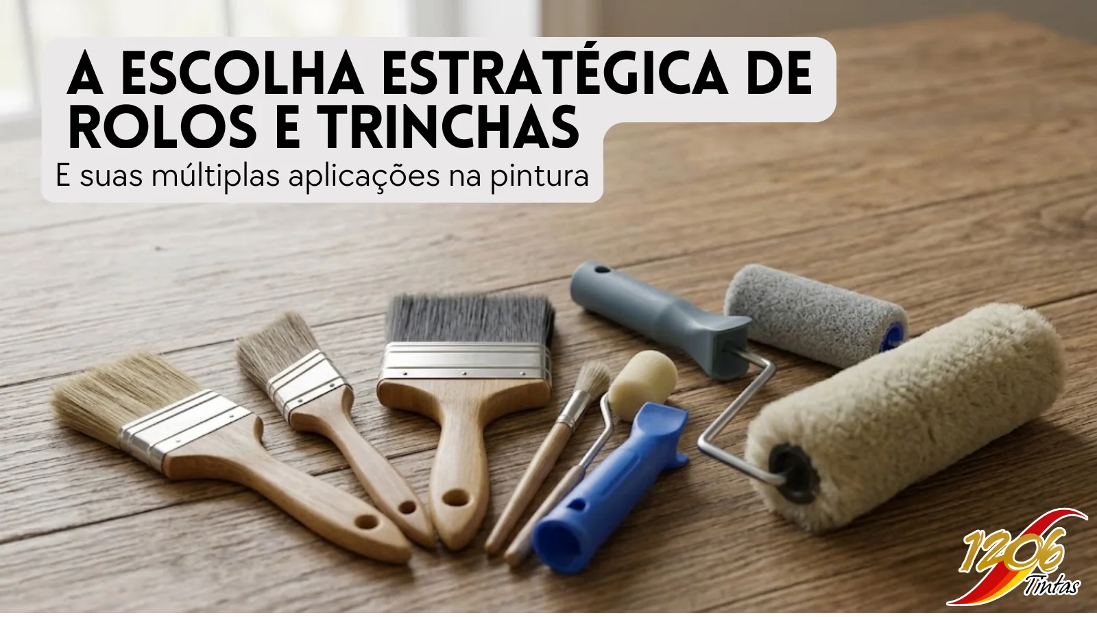 A Escolha Estratégica de Rolos e Trinchas e Suas Múltiplas Aplicações na Pintura