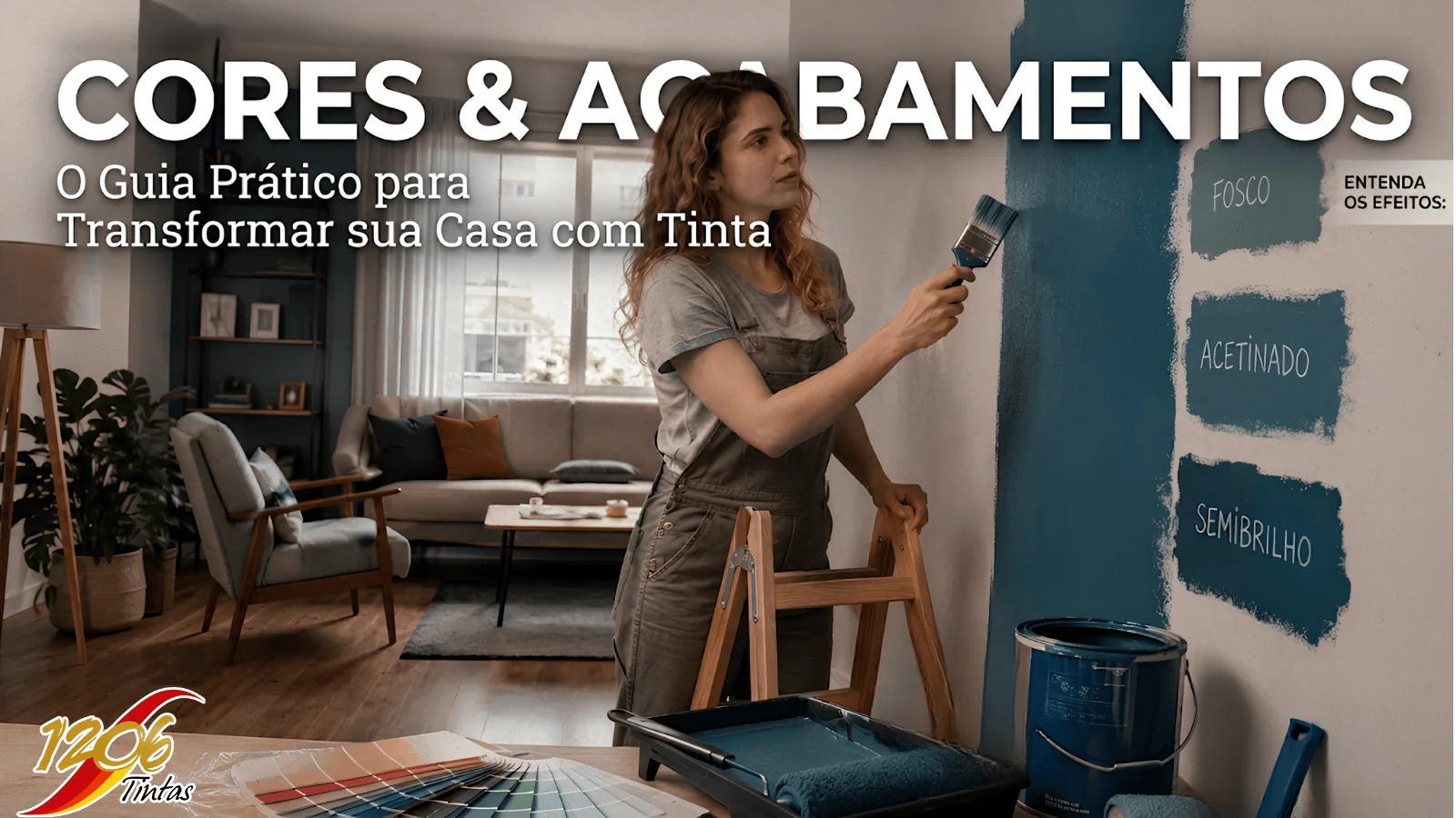 Cores e Acabamentos: o Guia Prático para Transformar sua Casa com Tinta