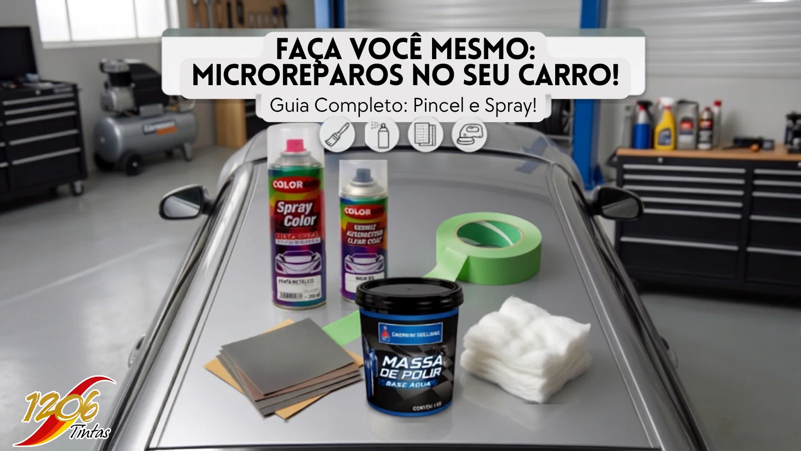 Faça Você Mesmo: Como Fazer Microreparos no Seu Carro (Com Pincel ou Spray!)