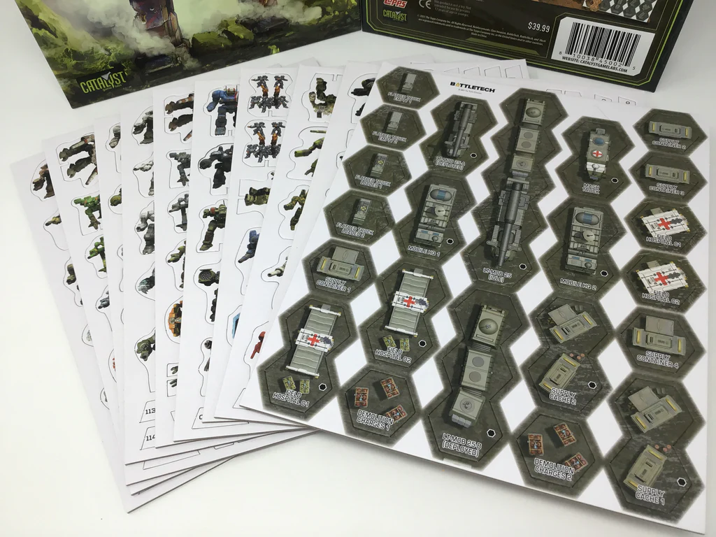 The contents of the box