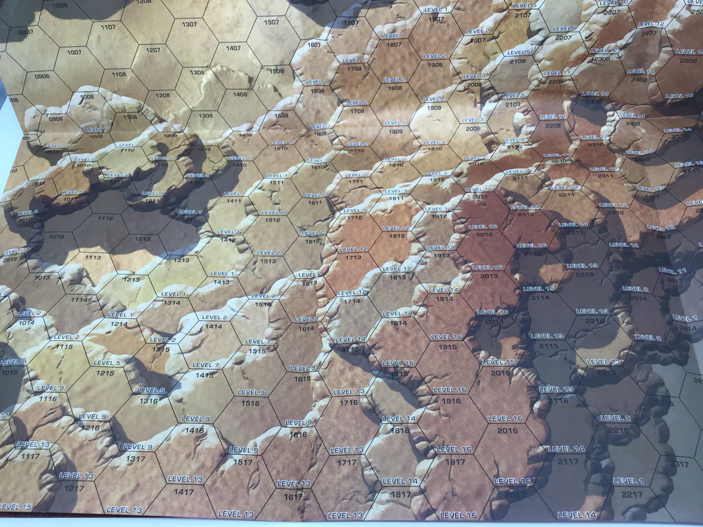 One side of the battle map