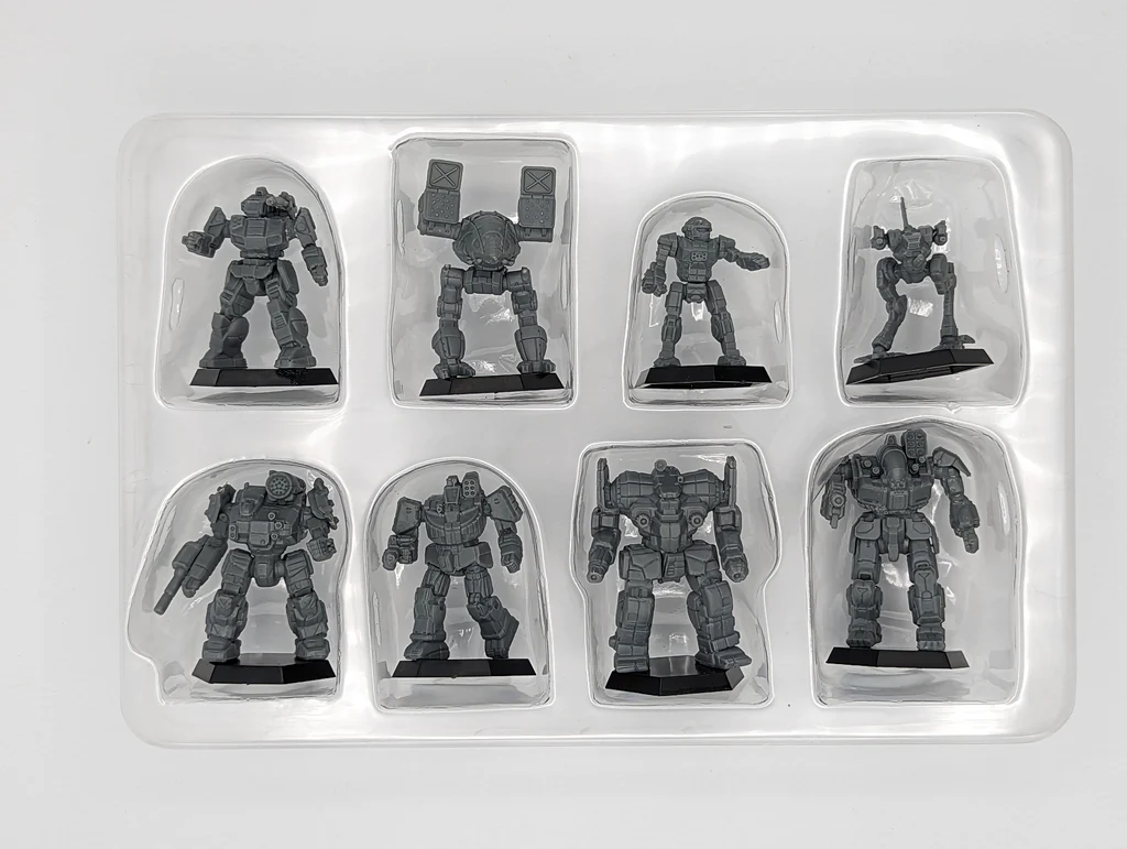 A view of the miniatures