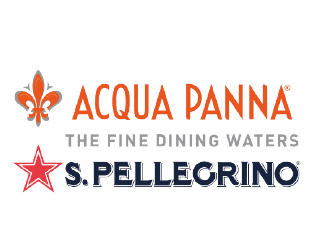 Logo di Acqua Panna, nostro partner.