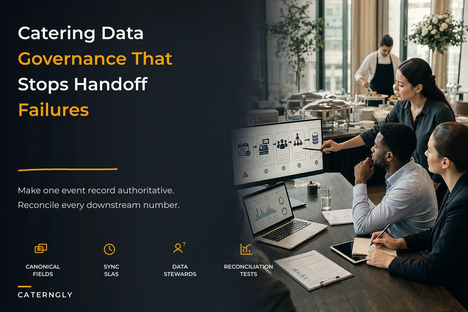 Catering data governance and master-data model