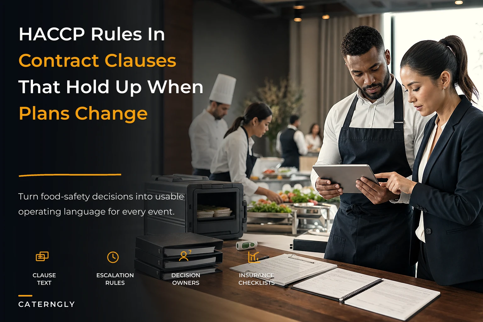 Catering Risk & Compliance Playbook: Link HACCP Decision Rules to Contract Clauses and Insurance Checks