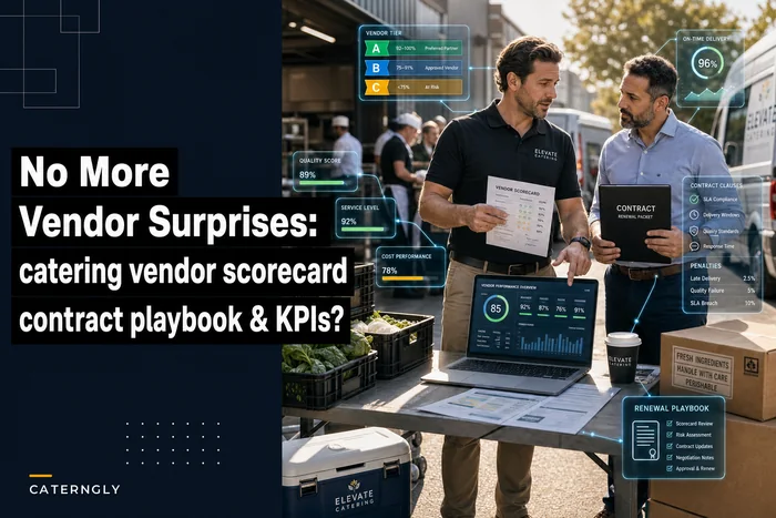 Stop vendor surprises: a catering vendor scorecard and contract playbook
