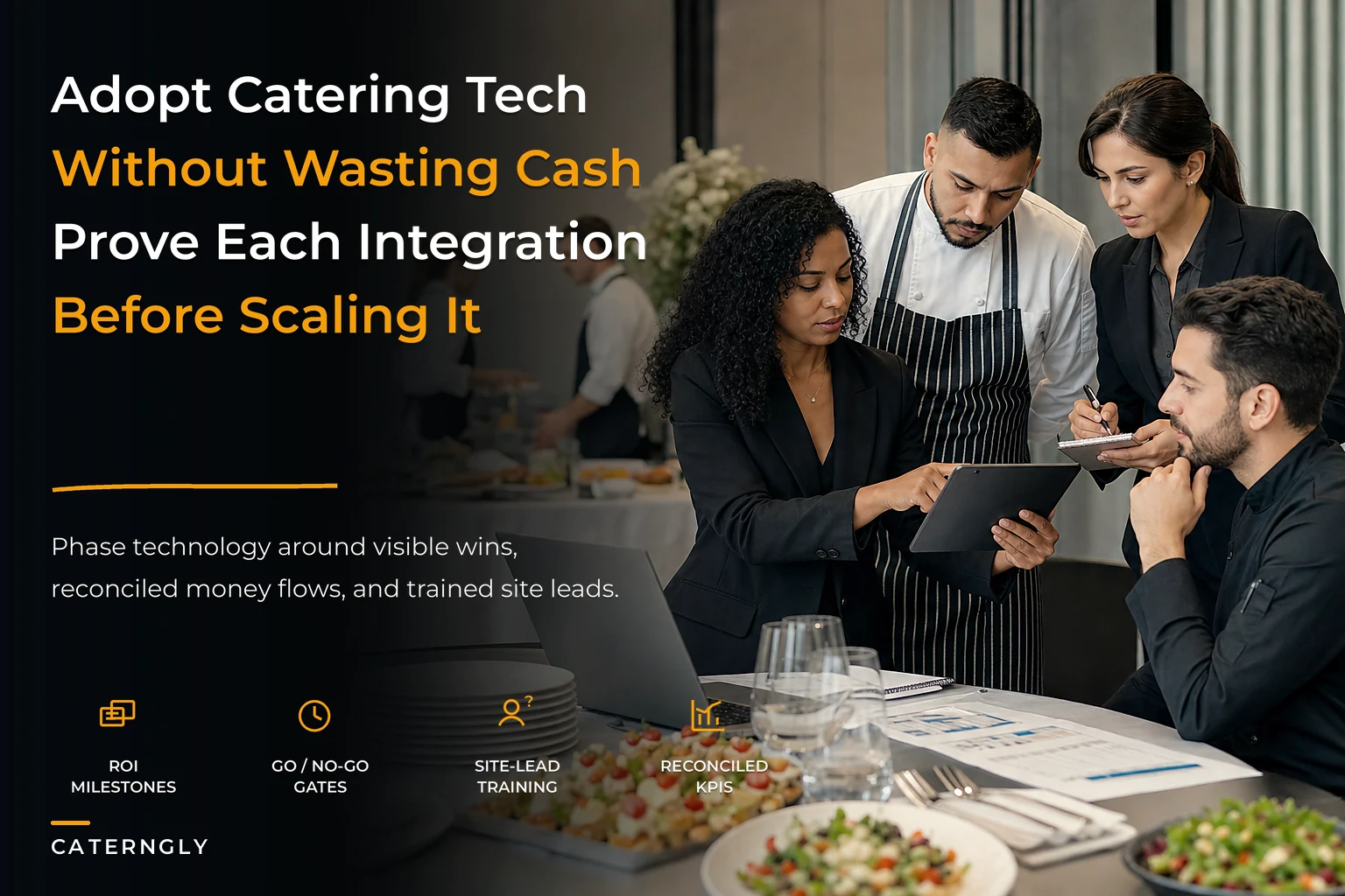 Technology adoption playbook for caterers to secure ROI