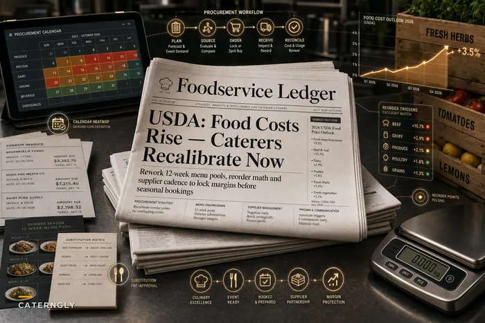 USDA food‑price outlook: what caterers must change now in menu rotation, procurement and reorder rules