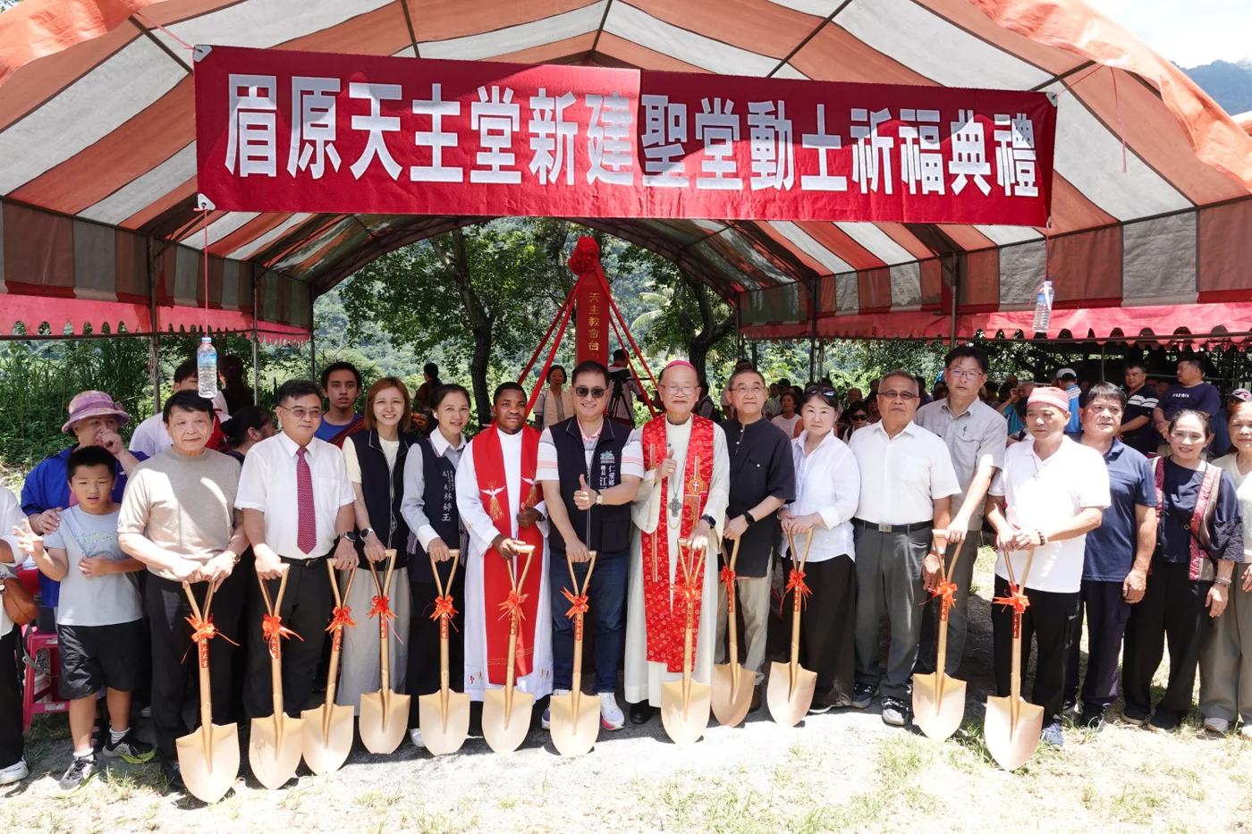 眉原耶穌天主堂重建動土 共築信仰家園｜文章首圖