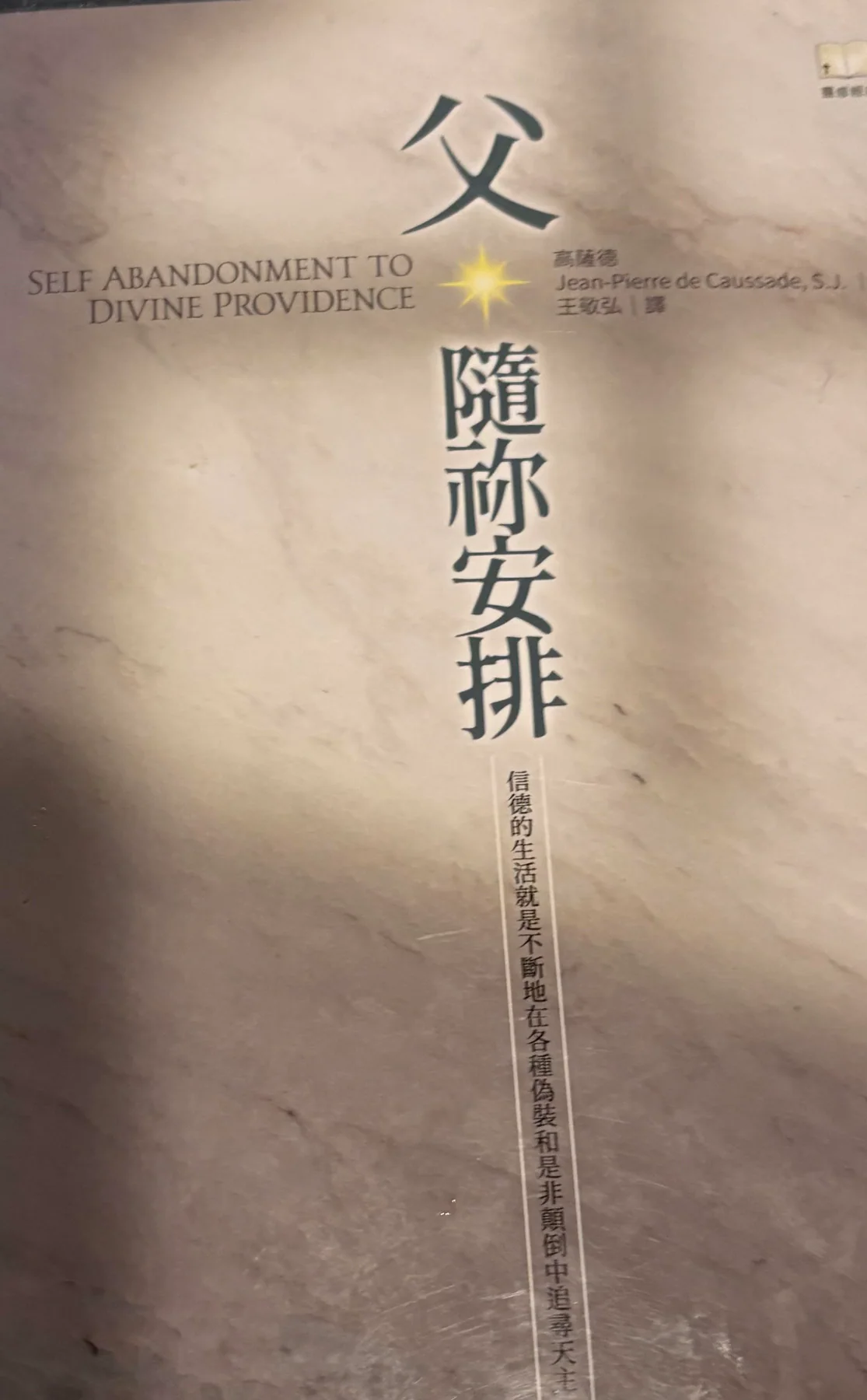《父，隨祢安排》與天主忠心合作｜文章首圖