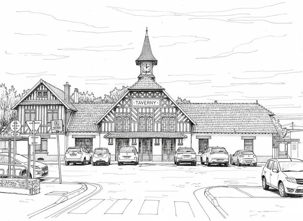 La Gare de Taverny comme point de départ