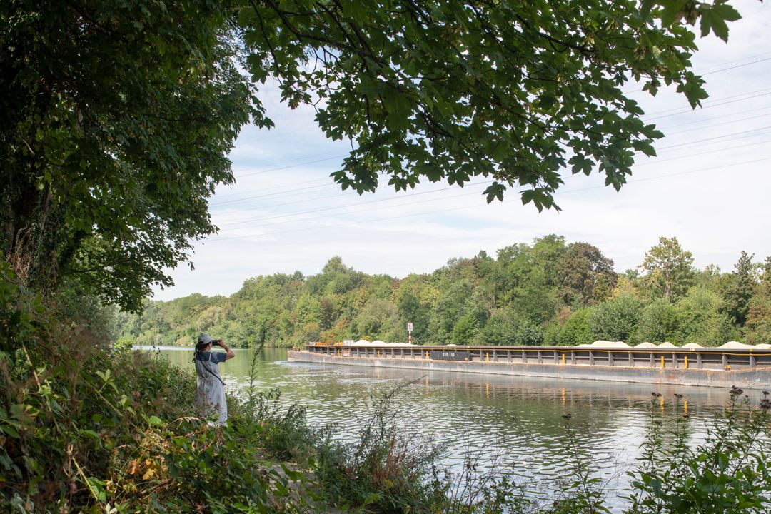 La Seine à Nanterre. CAUE-IDF, Archipel francilien, 2020 © Martin Argyroglo.