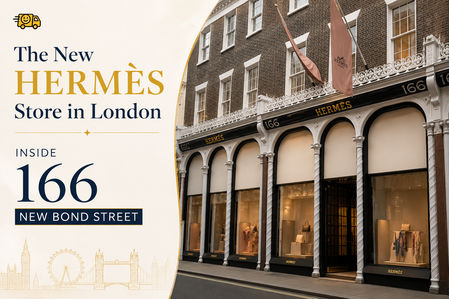 The New Hermès Store in London: Inside 166 New Bond Street