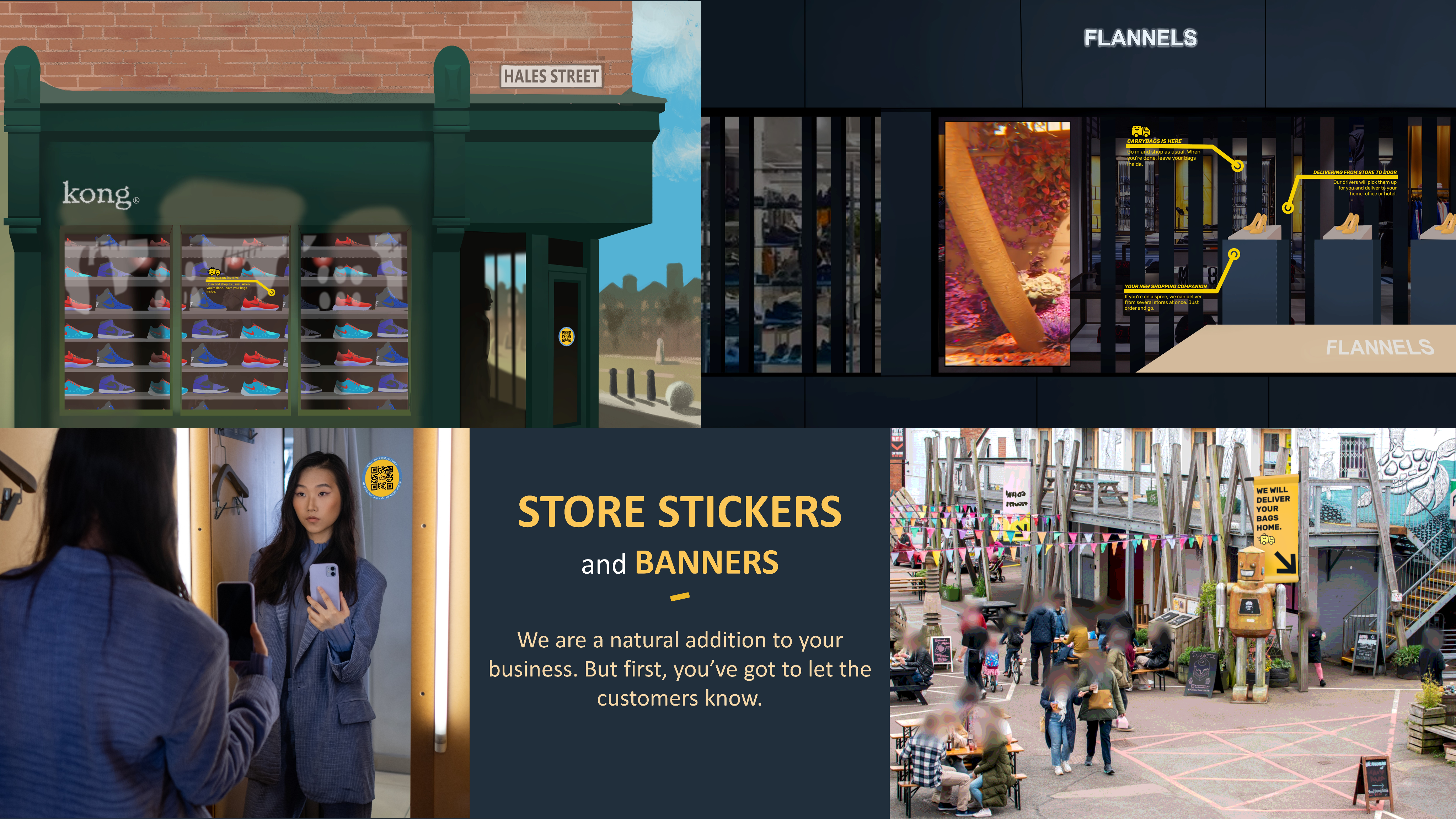 Seamless Shopping Experience: Identifying CarryBags Partner Stores