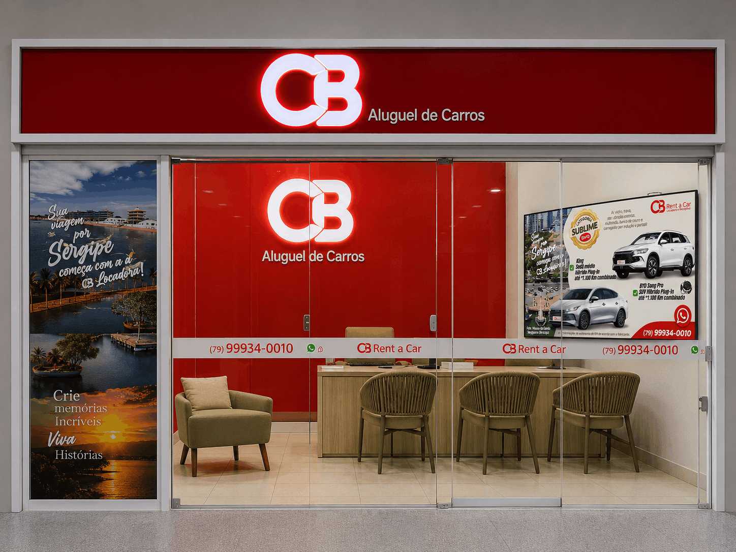 Nossa loja no aeroporto de Aracaju