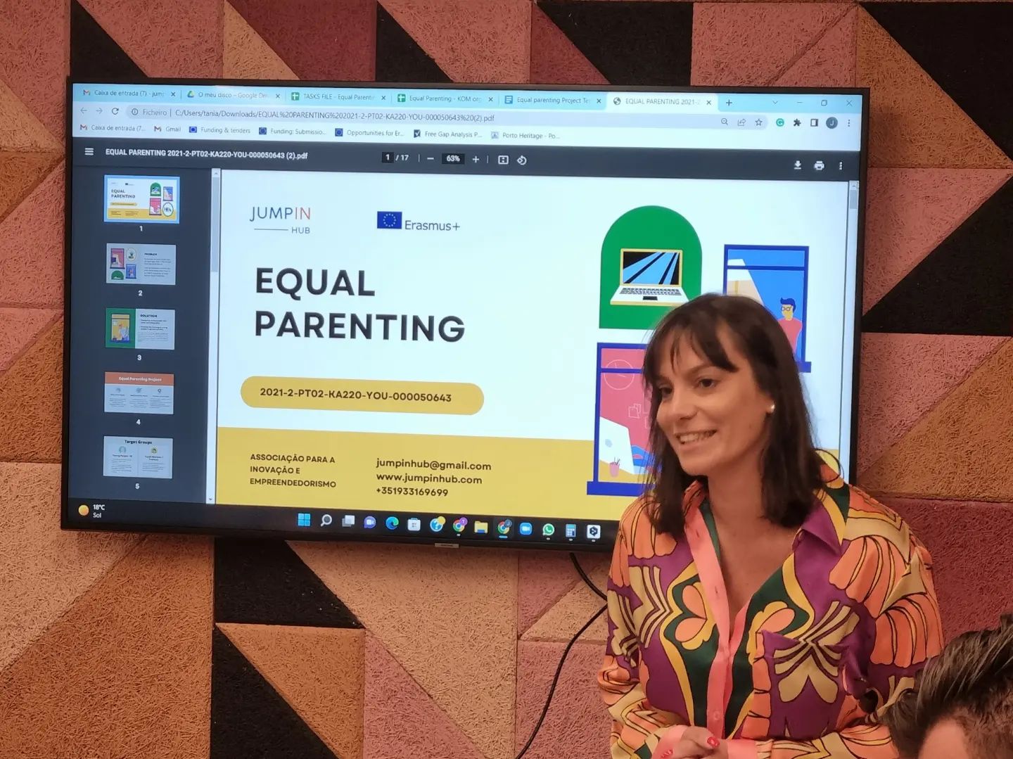 Kick off meeting on project Equal Parenting in Porto, Portugal