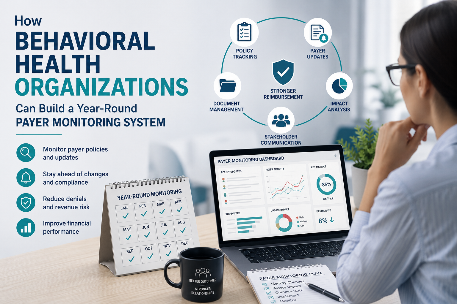How Behavioral Health Organizations Can Build a Year-Round Payer Monitoring System
