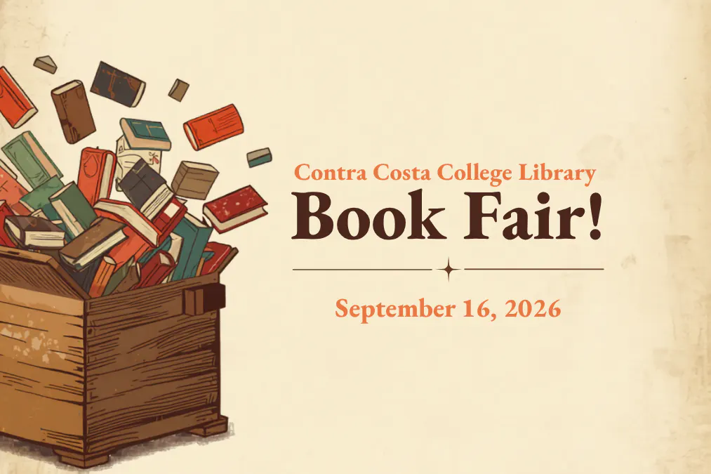 Contra Costa College Library Book Fair! September 16, 2026
