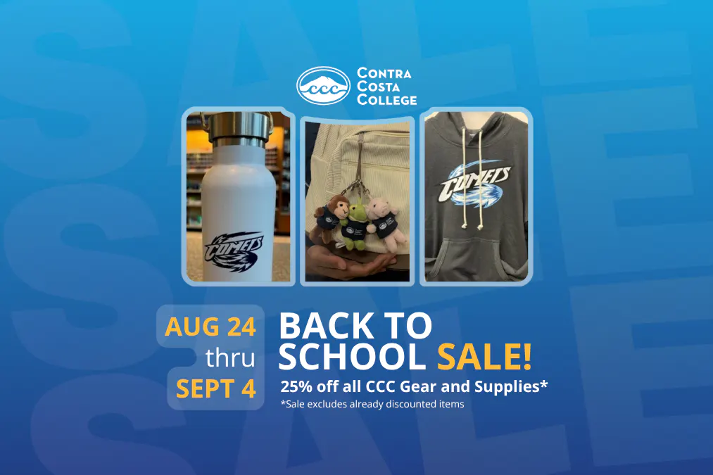 Back to School sale starting August 24 and ending September 4. 25% off all CCC Gear and Supplies . Sale excludes already discounted items.