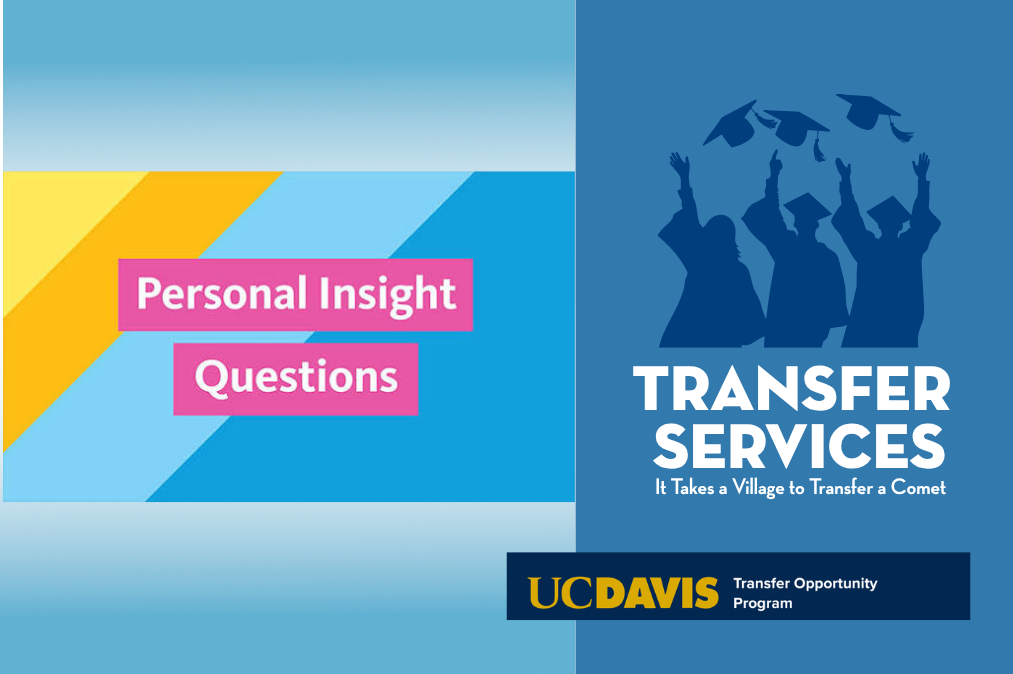Transfer Services Image with PIQs picture and UC Davis TOP Logo
