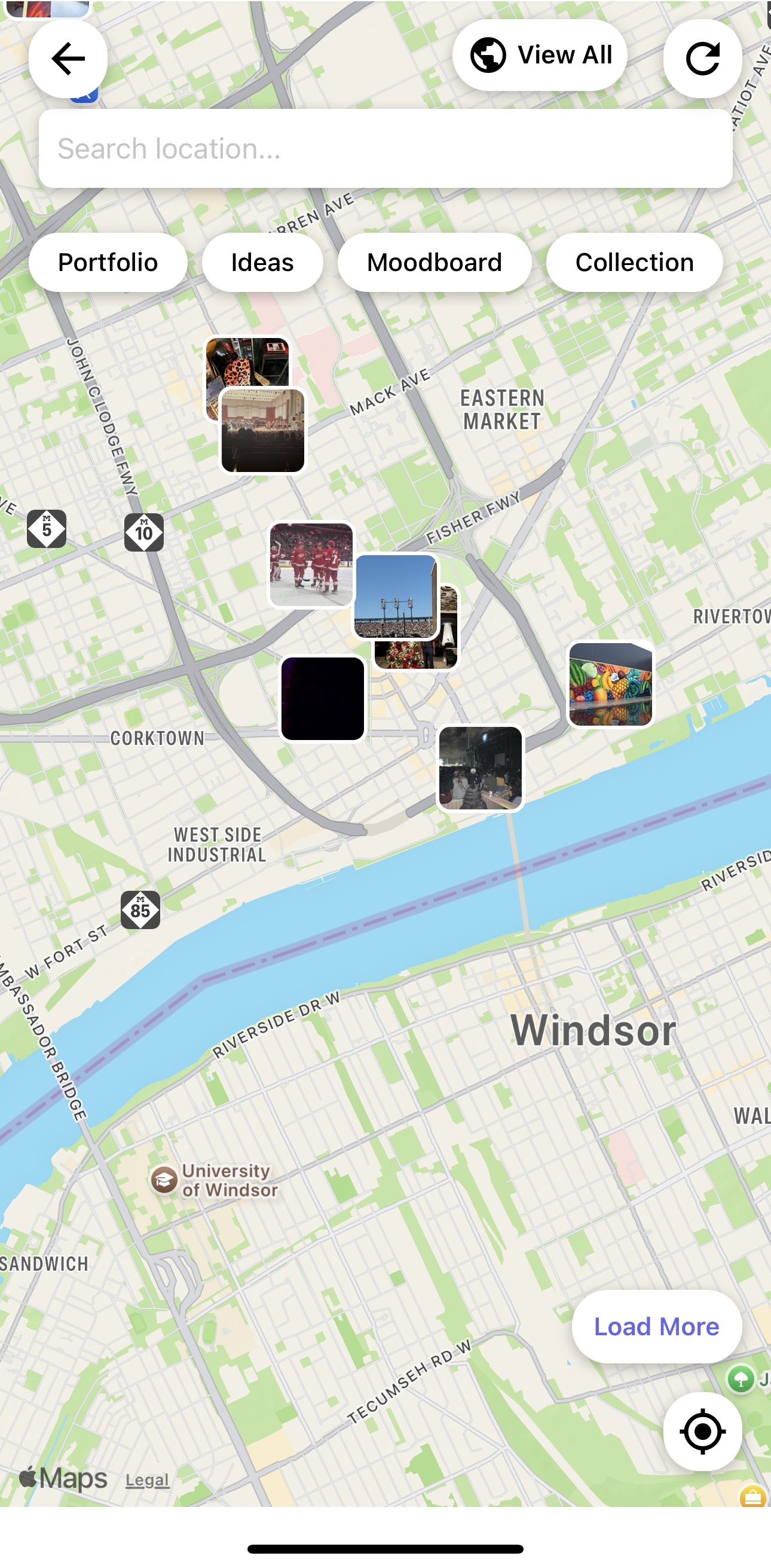 Interactive Creative Map