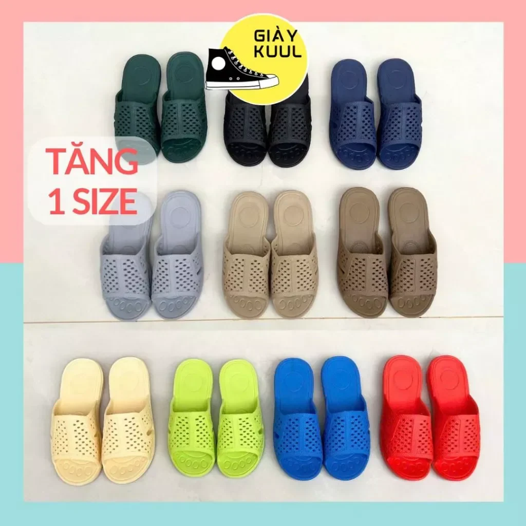 Dép tổ ong siêu nhẹ nam nữ EVA tăng 1 size | Dép tổ ong chính hãng Việt Nam |…