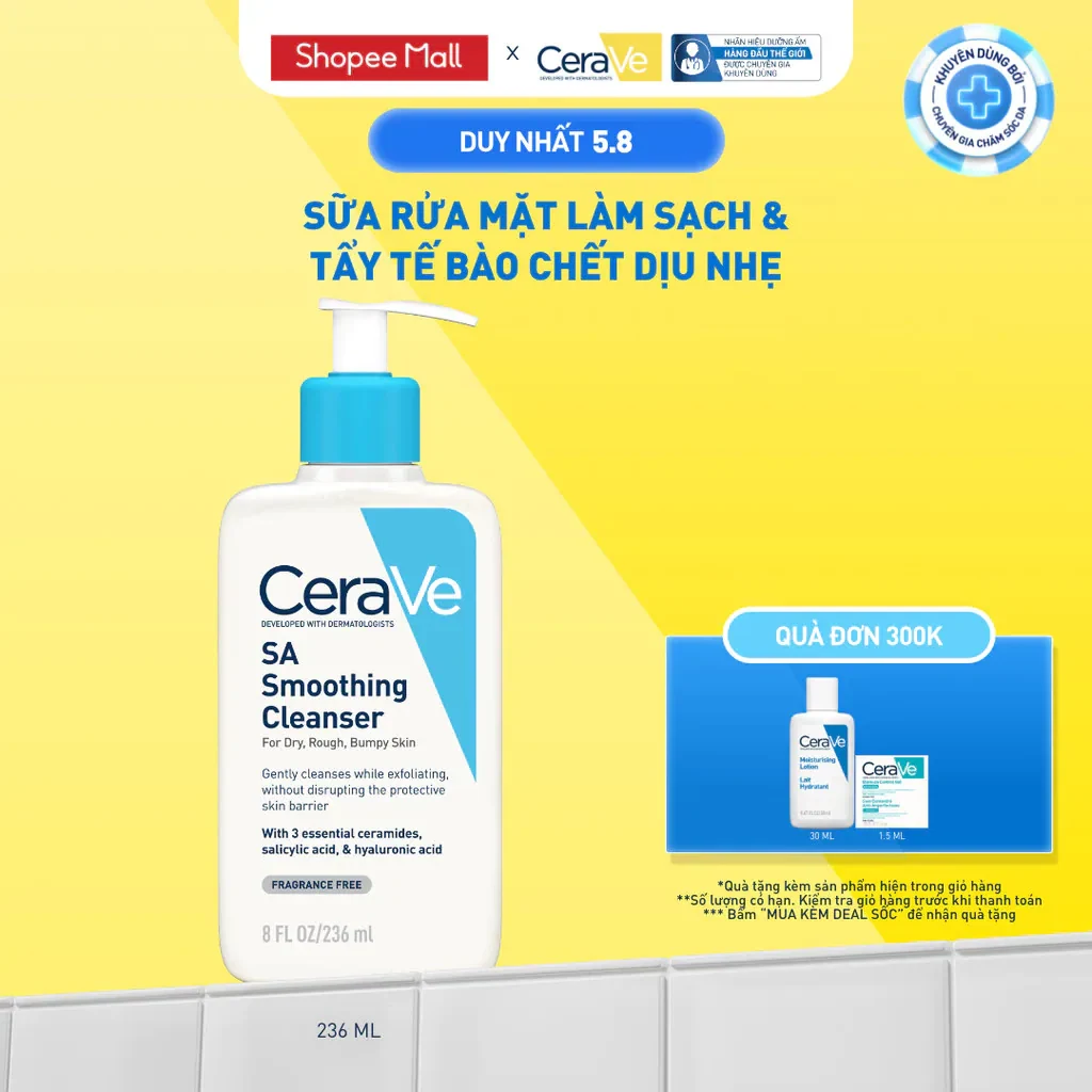 Cera Ve SA Smoothing Cleanser 236 ml