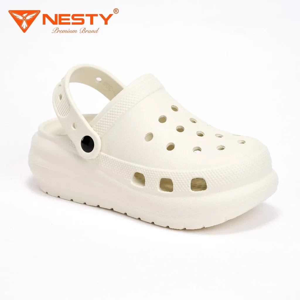 [TẶNG CHARM] Dép Suc Đế Cao Đúc Nguyên Khối Nhãn Hiệu NESTY ( KO3 )