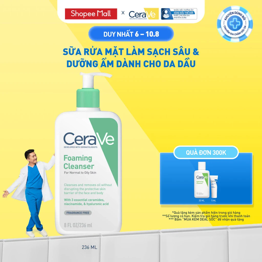 CeraVe Foaming Facial Cleanser 236 ml