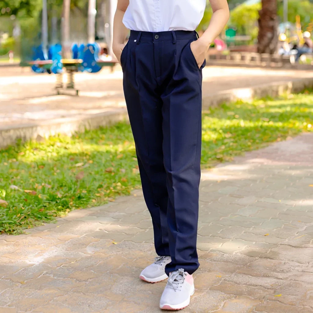 Quần đồng phục học sinh lưng chun lớp 1–12