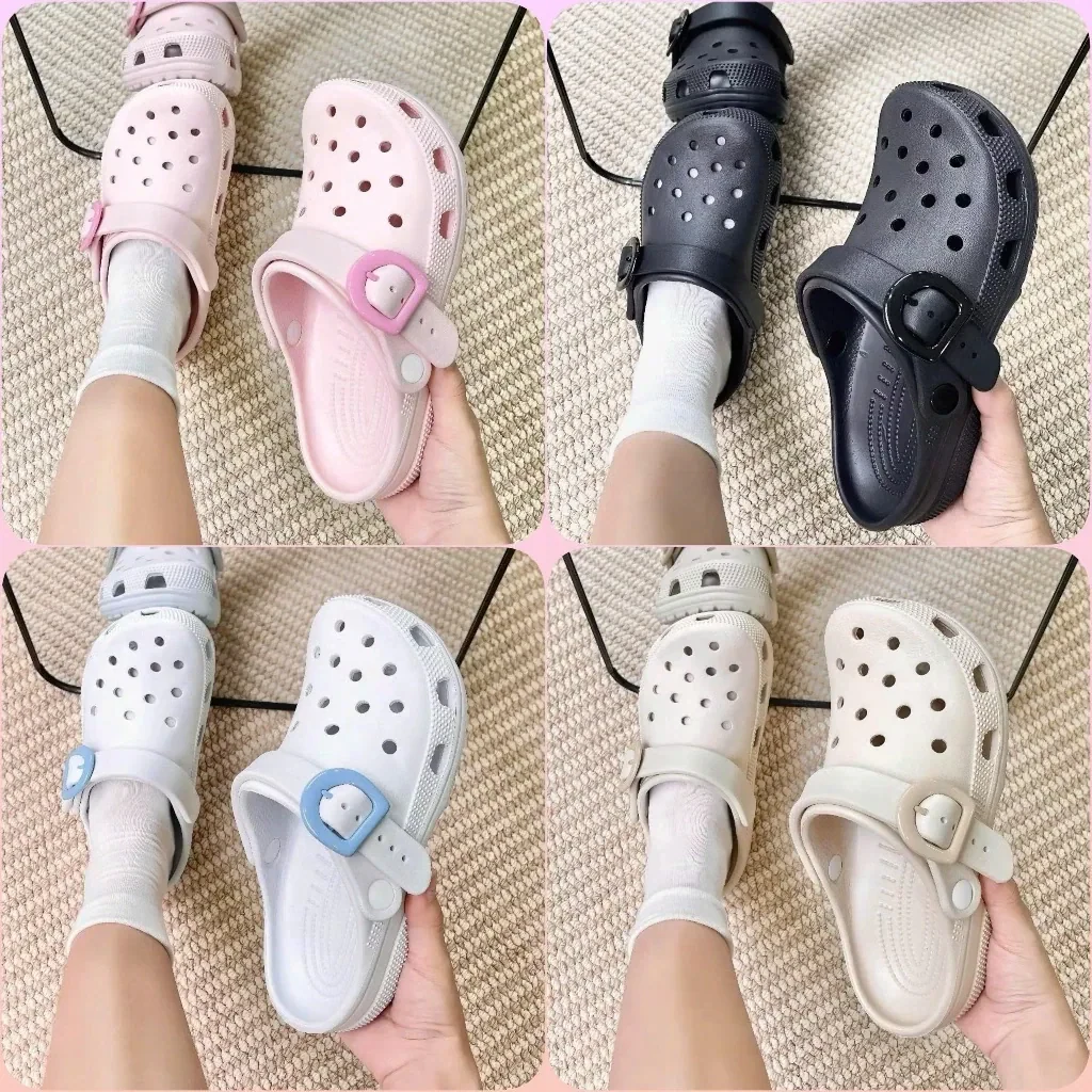 Dép Sục Nam Nữ Có Khuy Cài Mẫu Hottrend 2026 đế 3cm chất eva an toàn bảo vệ chân